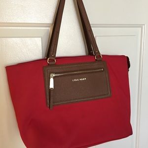 Cole Haan canvas/leather purse.